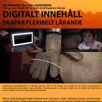 Konferens – Digitalt innehåll skapar flexibelt lärande