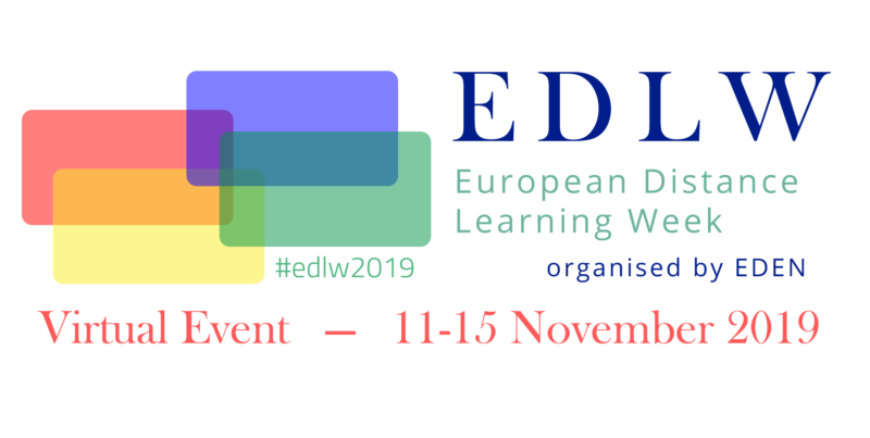 2019 EDEN European Distance Learning Week