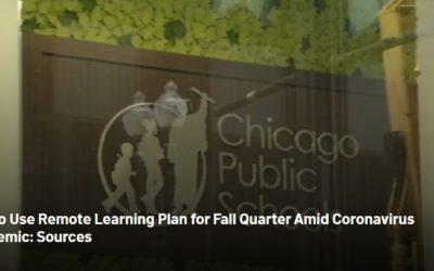 Offentliga skolor i Chicago läser på distans till november