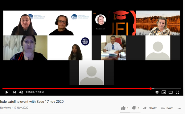 ICDE Satellite Event med SVERD om ledarskap och online lärande