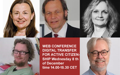 Web Conference Digital transfer for active citizenship 8 dec 14.00 in Zoom