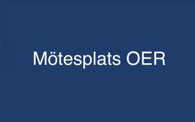 Mötesplats OER- OER konferensen 25 november 2022