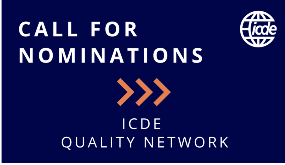 Call for Nominations: ICDE Quality Network